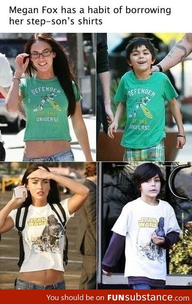 Megan Fox's t-shirts