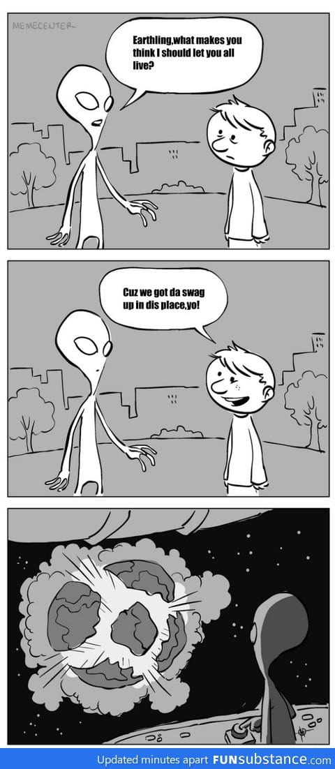 If aliens visited us now