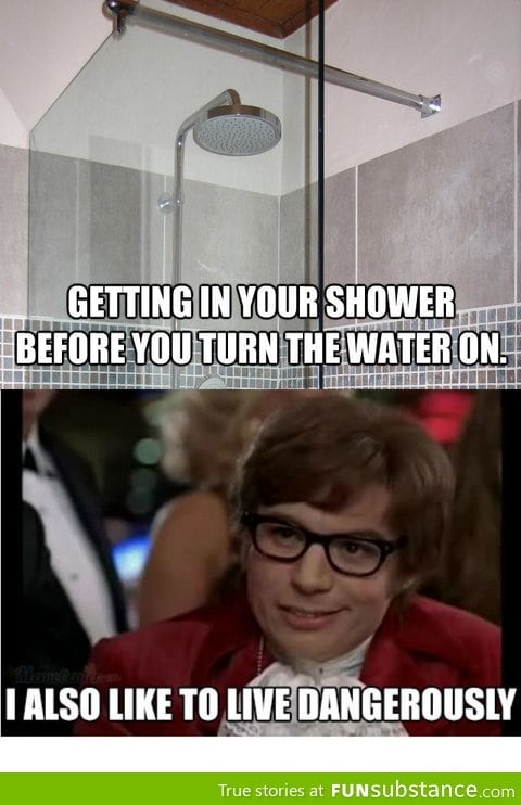Risky Showering