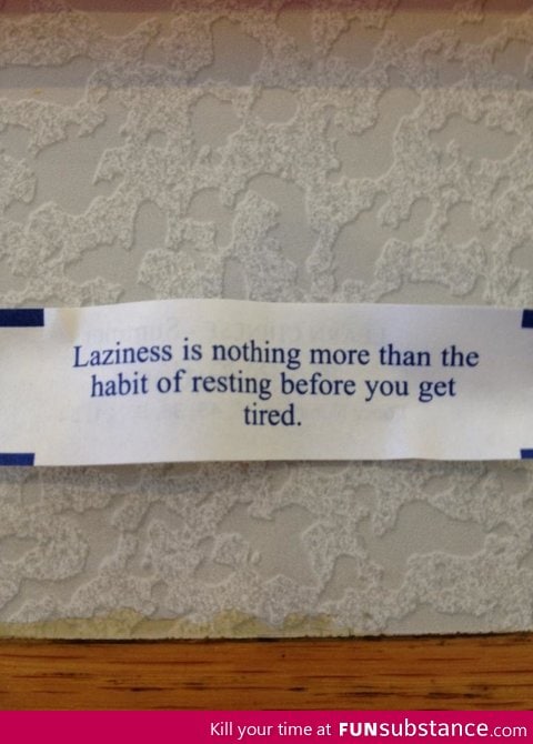 Laziness defined