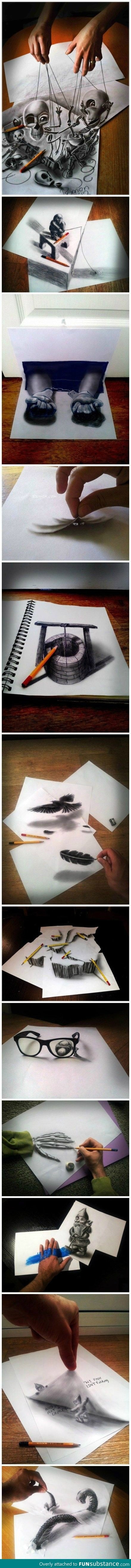 Awesome Interactive 3D Drawings
