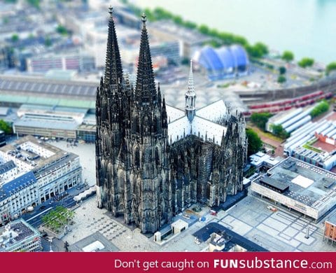 Tilt-shift Cologne Cathedral