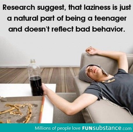 Laziness is normal