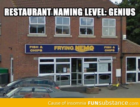 Genius restaurant naming