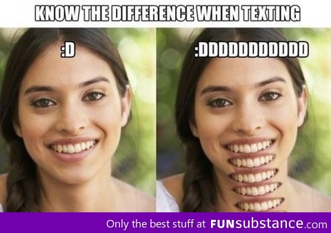 Know The Difference When Texting