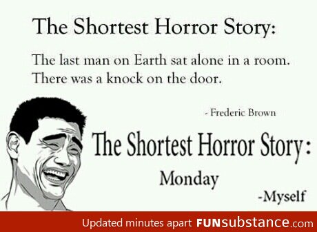 Shortest horror story