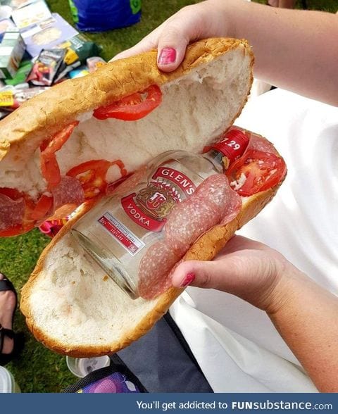 Attempt to smuggle vodka into races via salami sandwich foiled