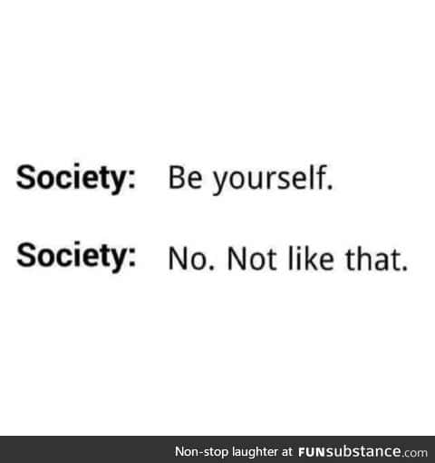 Thanks, society