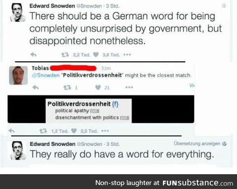 Edward Snowden about german