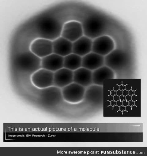 Actual photo of a molecule looks just like diagram