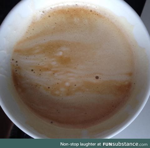 Coffee looks a lot like Jupiter