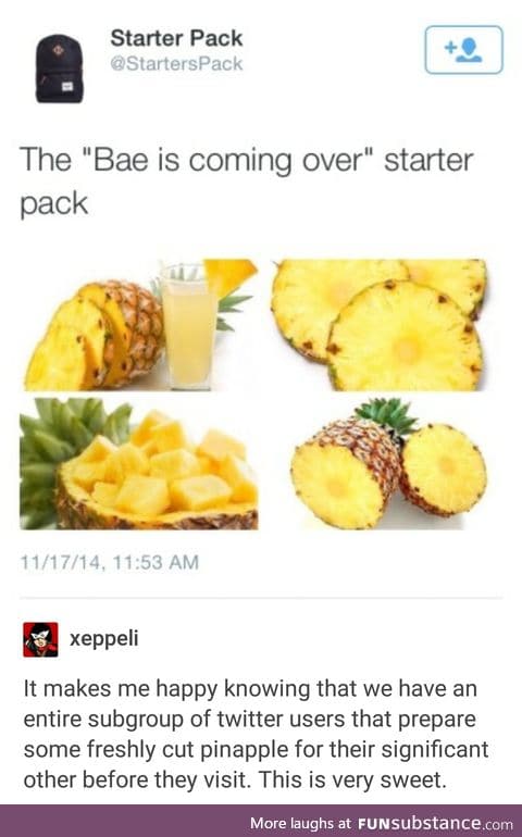 Pineapple on people