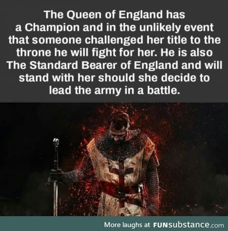 Champion of the Queen of England