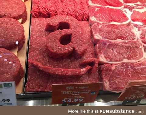 Prime beef at Whole Foods