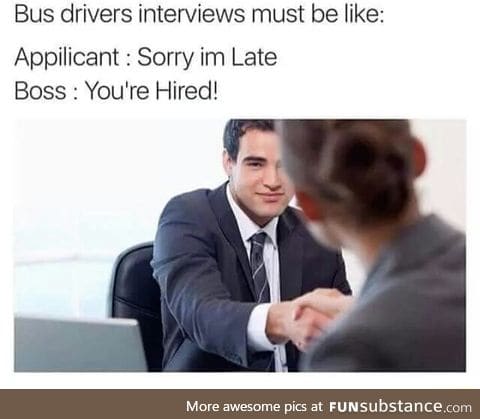 How they hire bus drivers