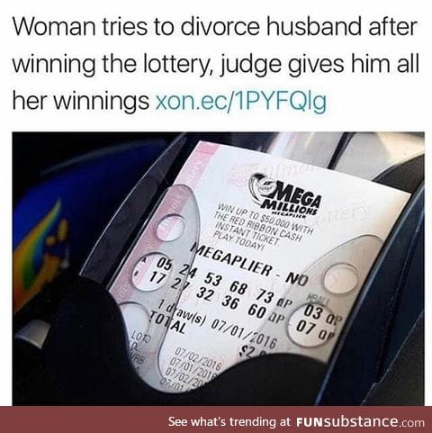 What happens when you win the lottery