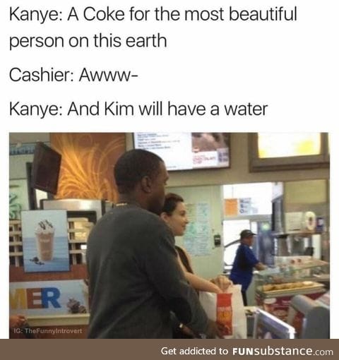 Kanye goes to McDonald's