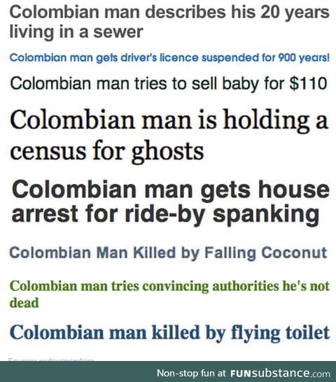 Colombian man
