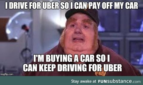 The ride sharing cycle... Not exactly a vicious one