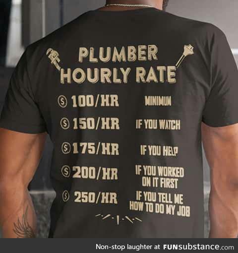 Plumber rates