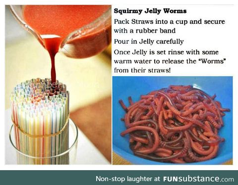 How to easily make jelly worms