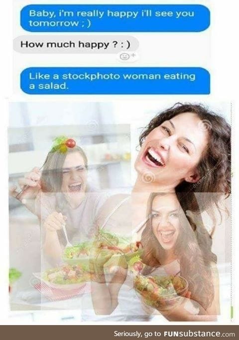 On a scale of stock photos to real life