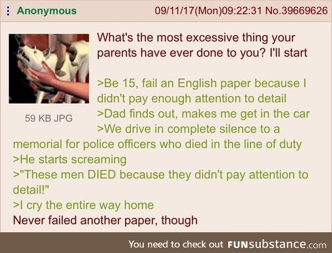 Anon didn't pay attention to detail