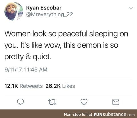 Sleeping women are beautiful