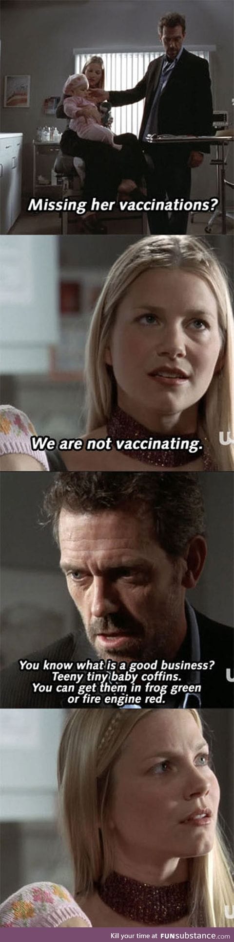 We are not vaccinating