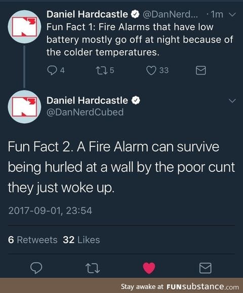Fire alarm facts!