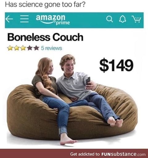 Boneless couch