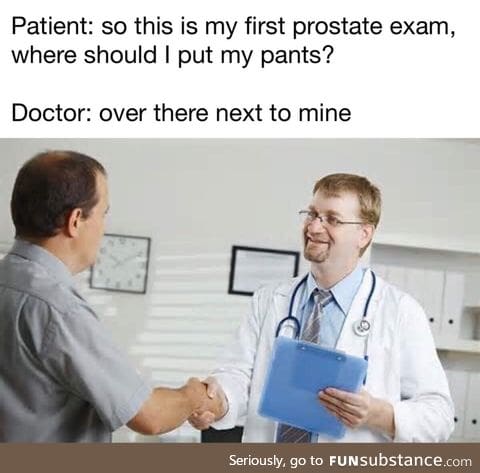 Professional prostate exam