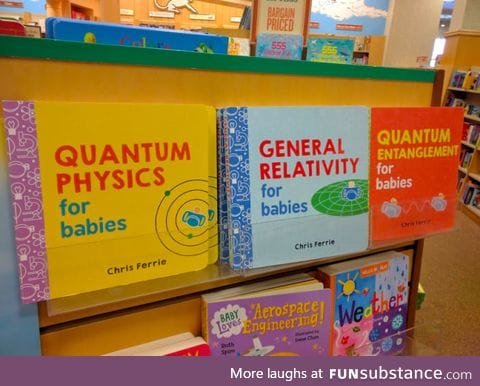 Physics textbooks for the pre-literate