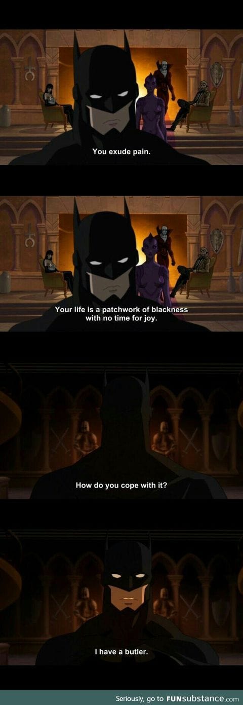 Batman being Batman