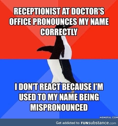 Having an uncommon name