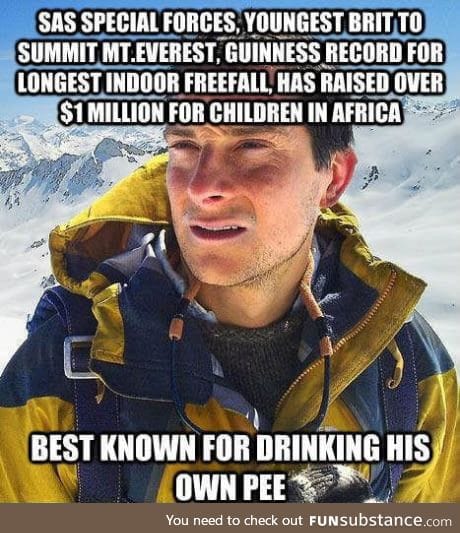 Bear Grylls memes are awesome