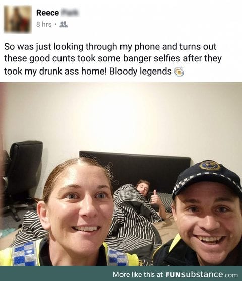 Police selfies