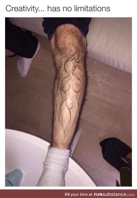 Guys leg can be sexy too!