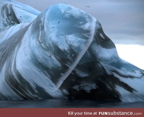 Flipped iceberg