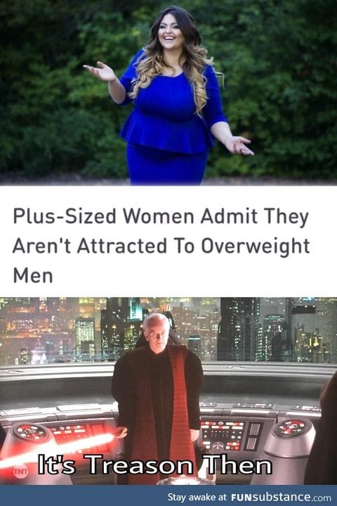 Men aren't plus size?