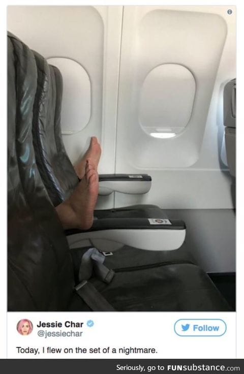 Bad flight etiquette