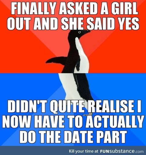 Problem with never being on a date