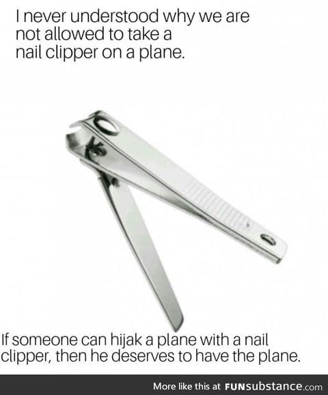 Put down your nail clipper!!!!