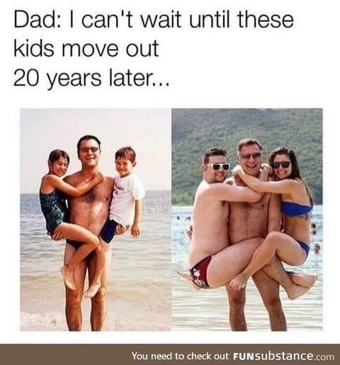 Dad is still strong