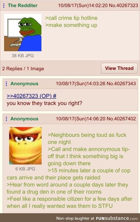 Robot stops a crime