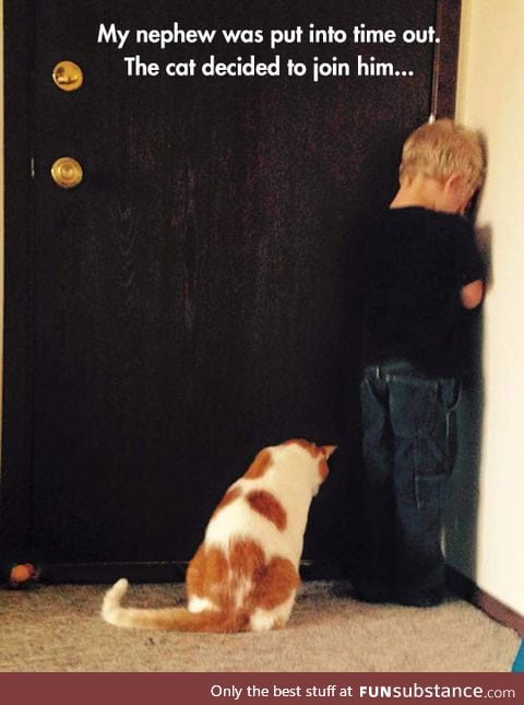 Bowing his head in solidarity