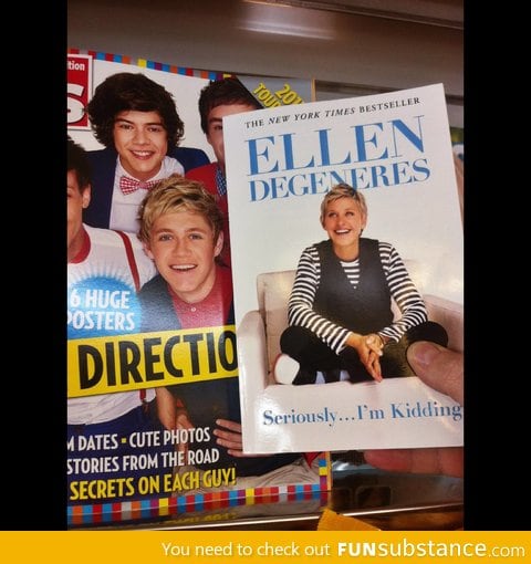 Even One Direction wants to be like Ellen