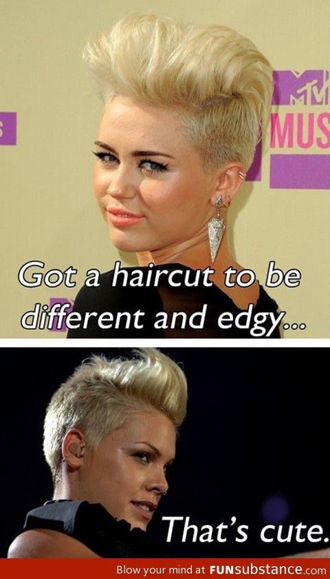 Nice try, Miley