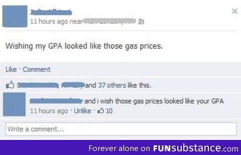 GPA and gas prices