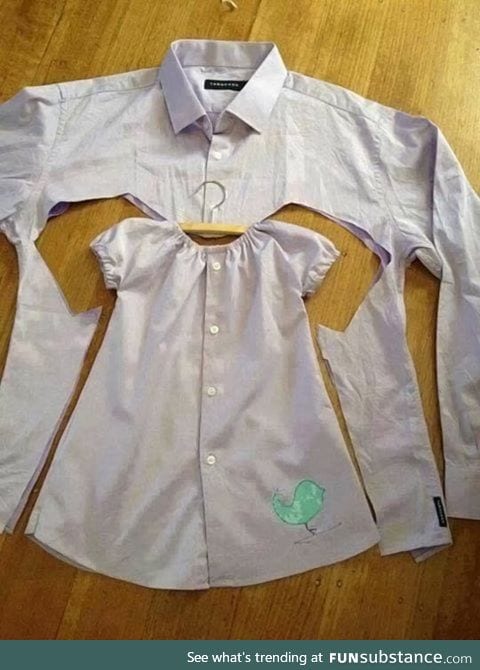 Recycling old shirts